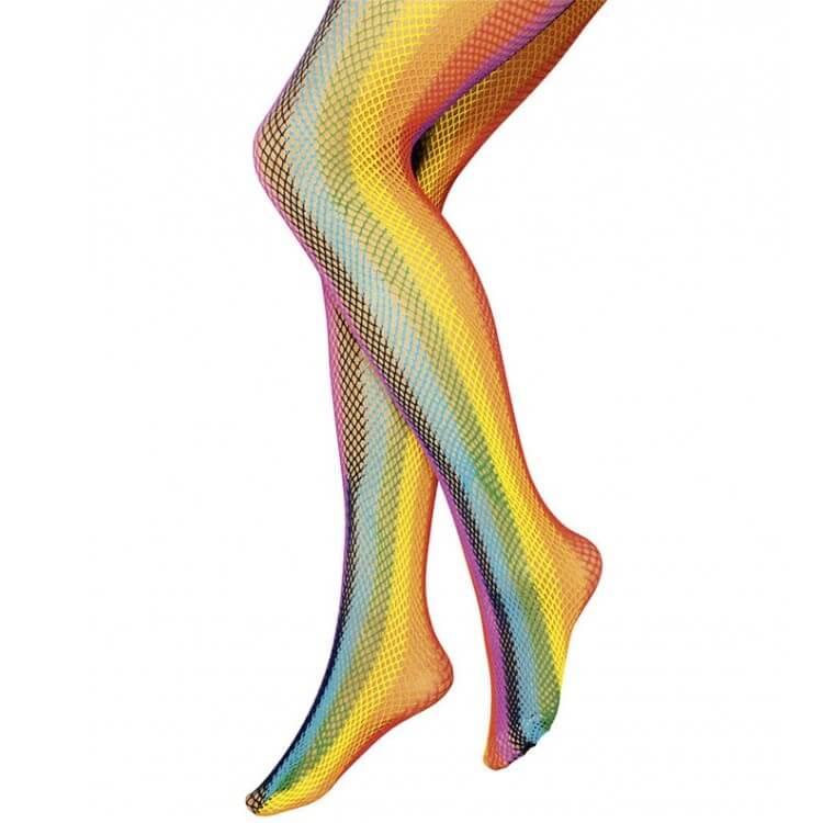 250720 accessoire de deguisement collant resille arc en ciel s m