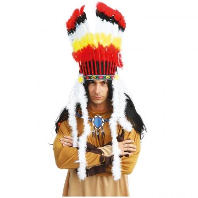 26300 accessoire de deguisement coiffe indien adulte