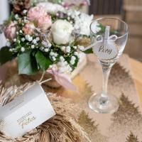2644 decoration pince blanche en bois