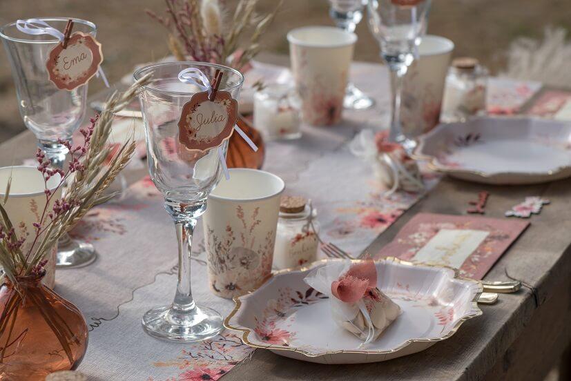 2691 decoration de verre mini pince terracotta