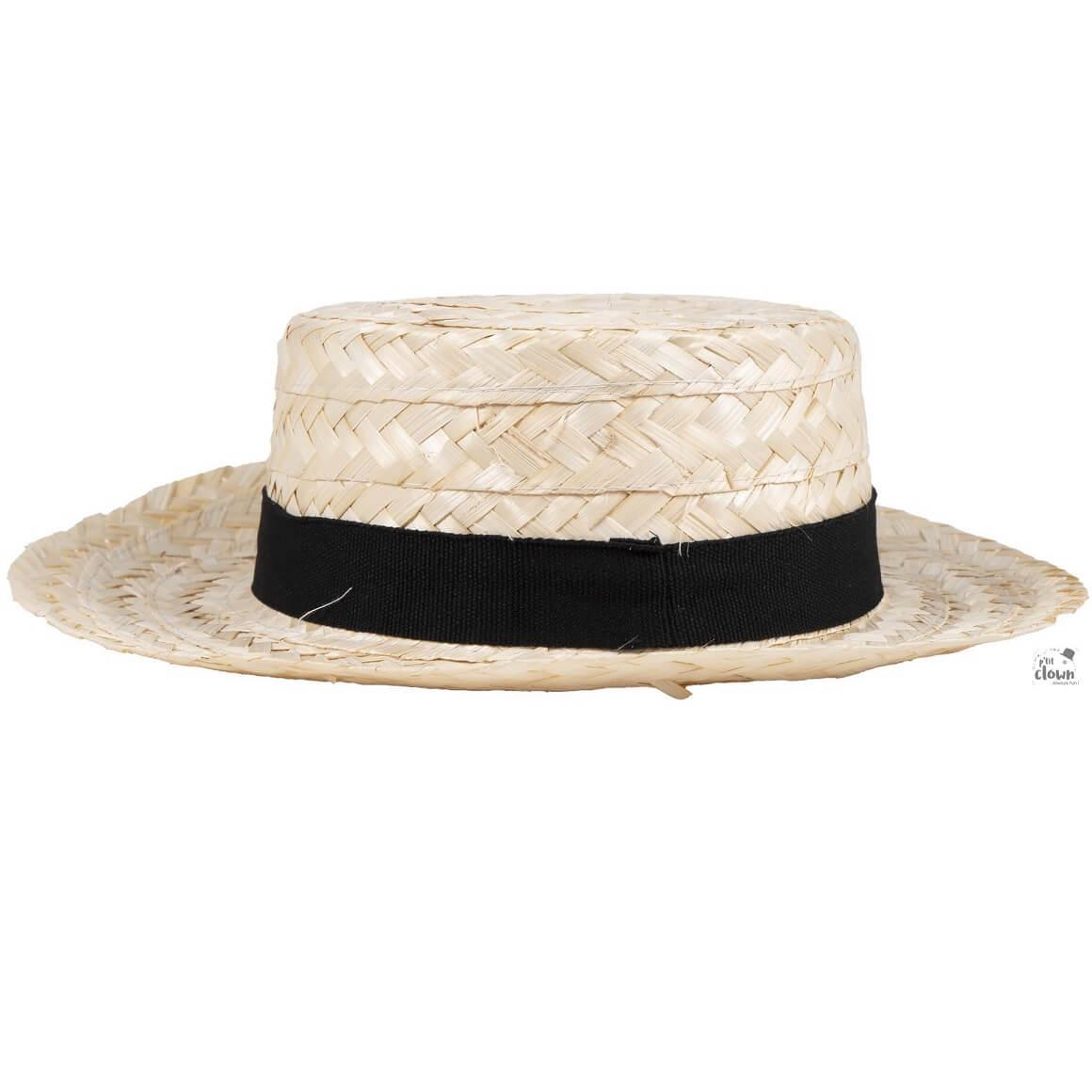 27010 accessoire deguisement chapeau de canotier adulte