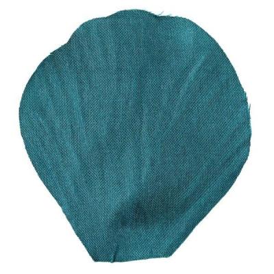 2868 decoration petale de rose bleu canard