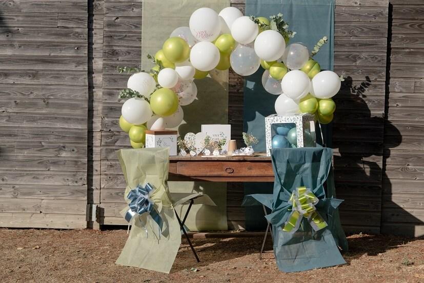 2931 decoration housse de chaise bleu canard in tisse