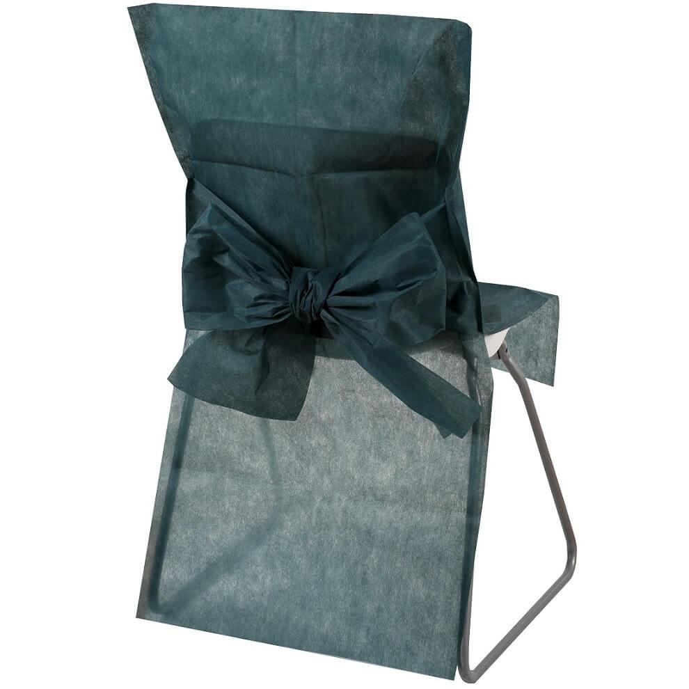 2931 housse de chaise bleu canard in tisse