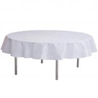 2964 nappe jetable ronde blanche 240cm intisse