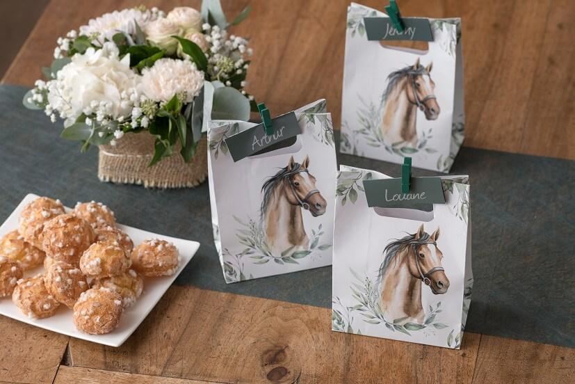 3013 marque place chevalet carton rectangulaire en vert eucalyptus