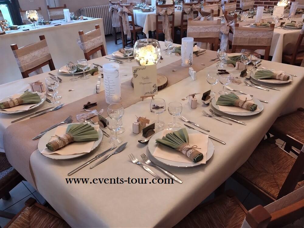 3013 marque place chevalet decoratif champetre carton vert olive sauge