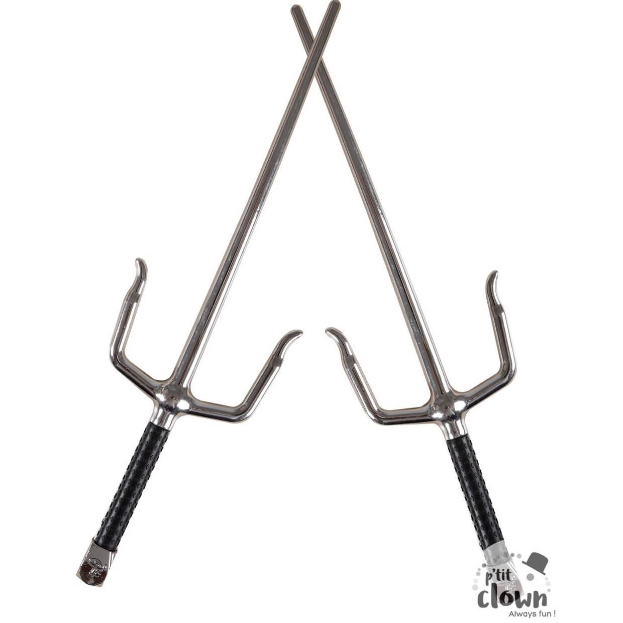 32565 arme factice accessoire de deguisement epee sai de ninja