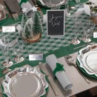 3348 marque table ardoise argentee en bois