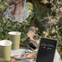 3348 marque table ardoise et bois vert olive sauge