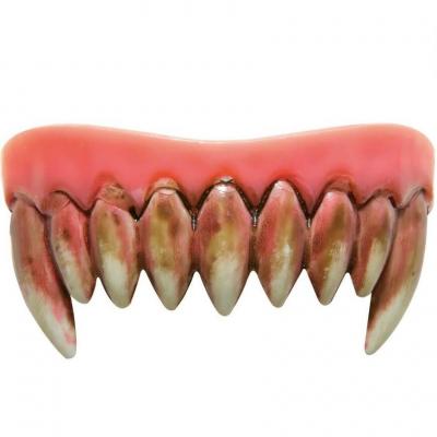1 Dentier sanglant adulte de monstre ou vampire REF/34530 Accessoire déguisement Halloween