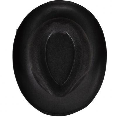 34760 accesssoire deguisement chapeau borsalino feutre noir adulte