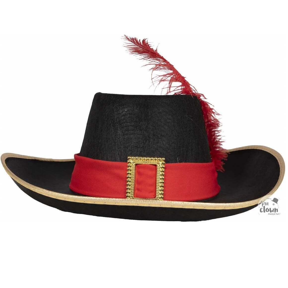 34950 accessoire de deguisement chapeau moustquetaire adulte