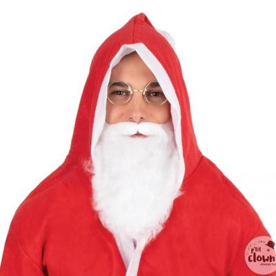 35212 lunettes metallique ronde du pere noel