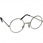 1 Paire de lunettes ronde du père Noël en métal REF/35212