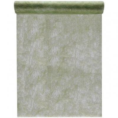 3586 decoration chemin de table vert olive sauge