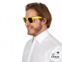 35891 paire de lunettes blues brothers jaune accessoire de deguisement adulte