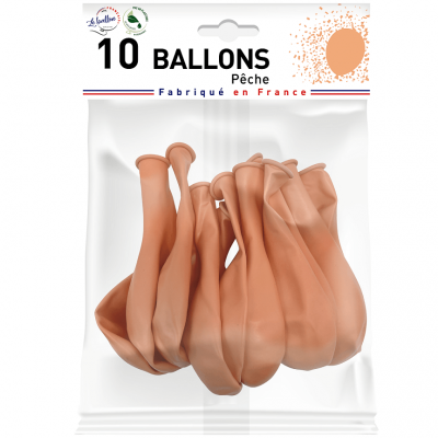 37388 ballon latex naturel biodegradable 25cm fabrication francaise