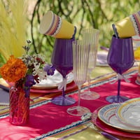 379 boutique pas de calais decoration vase en verre spirale fuchsia