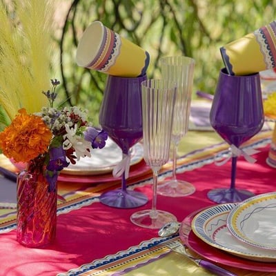 379 boutique pas de calais decoration vase en verre spirale fuchsia