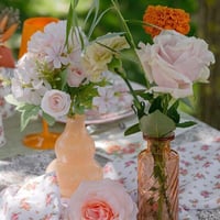 379 magasin pas de calais decoration vase en verre spirale orange