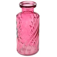 379 magasin pas de calais vase en verre spirale fuchsia