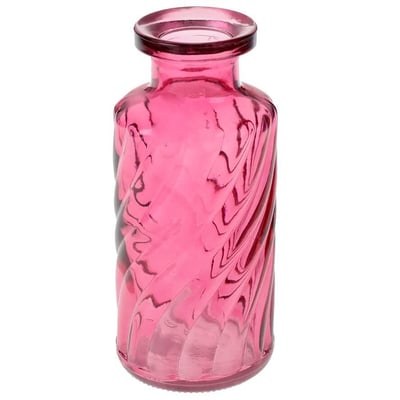 379 magasin pas de calais vase en verre spirale fuchsia