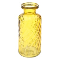 379 magasin pas de calais vase en verre spirale jaune