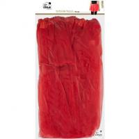 39901 accessoire deguisement tutu organdi rouge