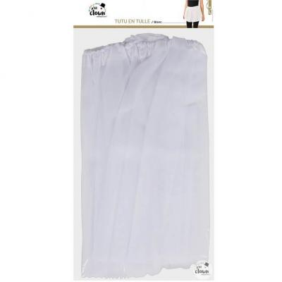 39907 accessoire de deguisement tutu organdi blanc