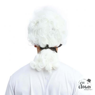 40070 accessoire de deguisement perruque blanche marquis