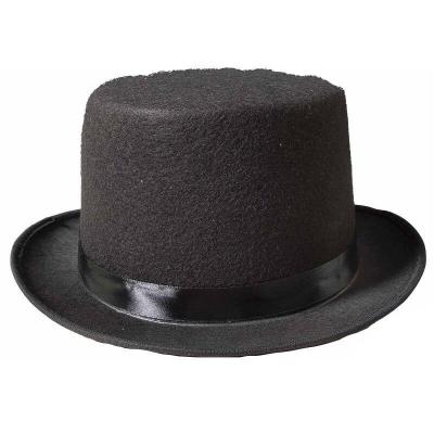 40104 accessoire de deguisement enfant chapeau feutre noir haut de forme