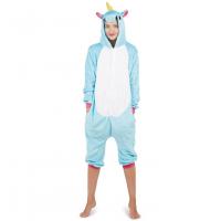 40803 taille sm costume deguisement kigurumi licorne bleu