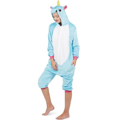40803 taille sm deguisement kigurumi licorne bleu