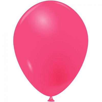 Ballon latex naturel opaque Framboise de 15 cm (x100) REF/40876 Fabrication France