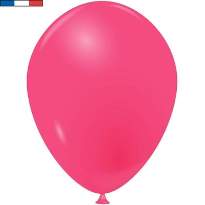 40920 boutique pas de calais ballon latex naturel framboise 25cm fuchsia framboise fabrication francaise
