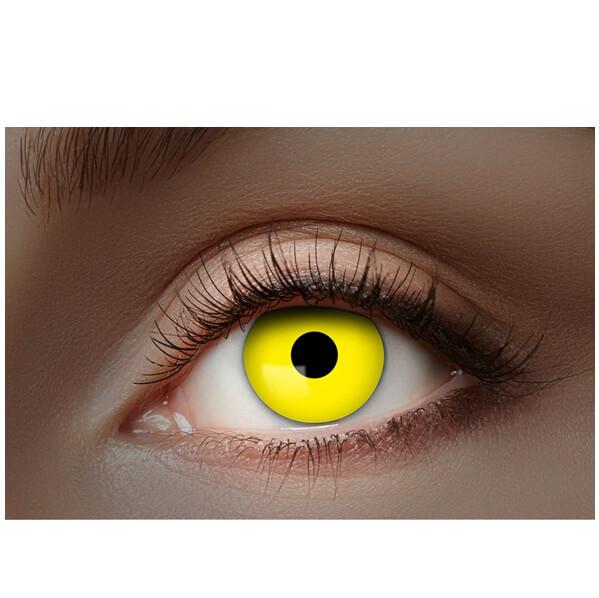 41305 lentille fantaisie semaine uv oeil jaune