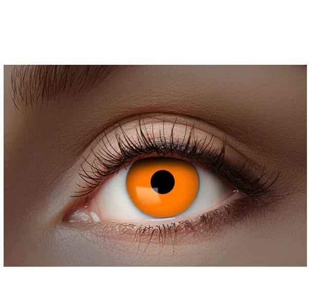41306 lentille fantaisie semaine uv oeil orange