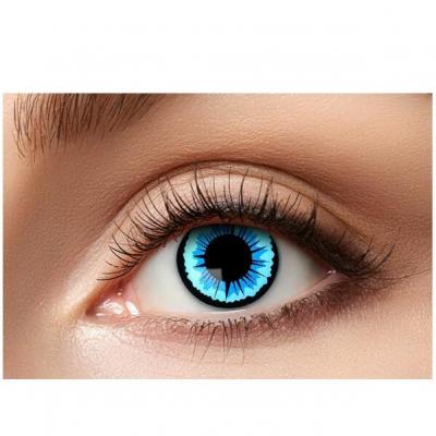 41905 maquillage lentille fantaisie ange angel bleu