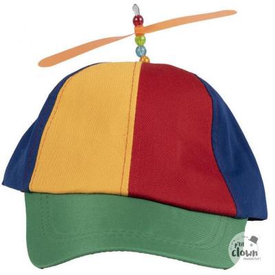 41947 accessoire de deguisement adulte casquette a helice multicolore