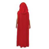 44431 magasin accessoire de costume halloween cape rouge velours 150cm