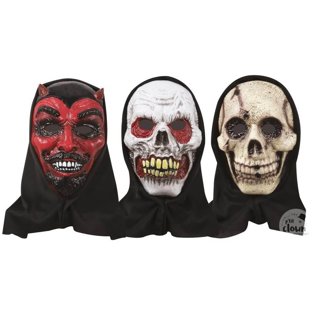 48760 accessoire de deguisement halloween adulte avec cagoule