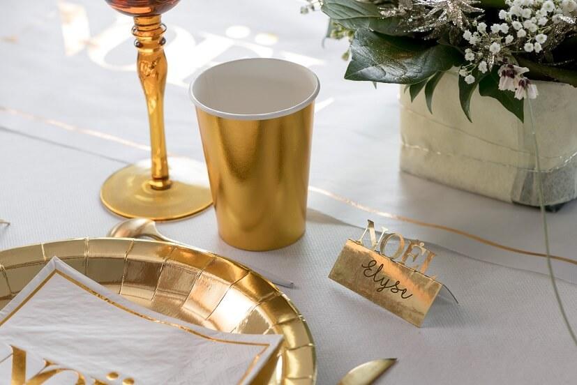 4985 verre carton 27cl dore or metallise