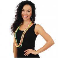 50105 accessoire deguisement fluo collier de perles