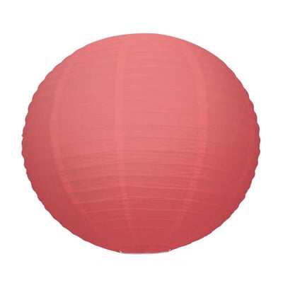 502115m magasin pas de calais decoration fete lanterne papier japonaise corail 35cm