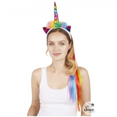 50562 accessoire de deguisement set licorne arc en ciel multicolore