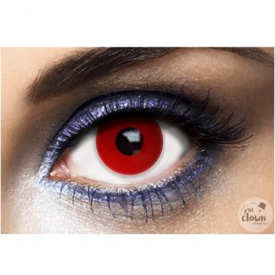 1 Paire de lentilles de contact annuelle: Yeux Rouges REF/55504