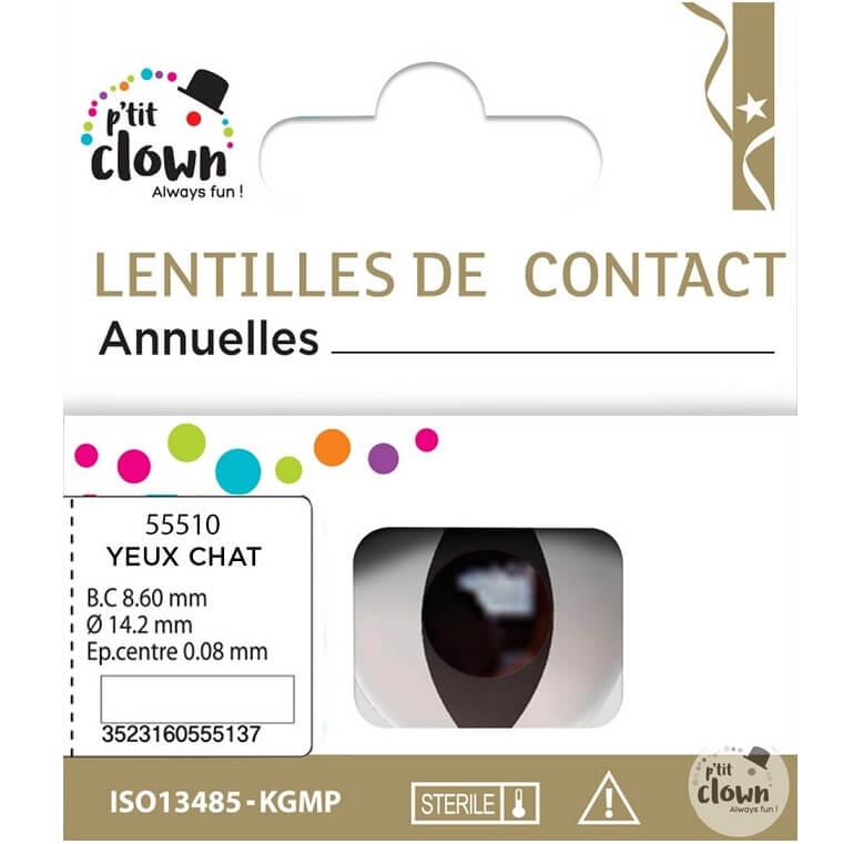 55510 lentilles dcontact annuelles yeux blancs de chat