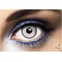 55515 lentilles de contact yeux blancs manson annuelles