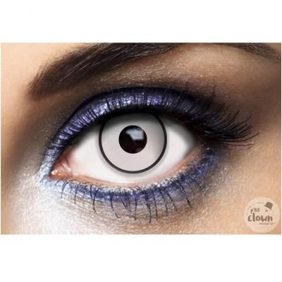 1 Paire de lentilles de contact annuelle: Manson Yeux Blancs REF/55515